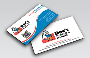 Business Card Design by DesignerShahadat for Doc's Steam Team Cleaning | Design: #32502772