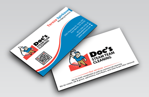 Business Card Design by DesignerShahadat for Doc's Steam Team Cleaning | Design: #32502773
