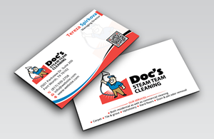 Business Card Design by DesignerShahadat for Doc's Steam Team Cleaning | Design: #32502796