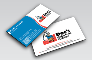 Business Card Design by DesignerShahadat for Doc's Steam Team Cleaning | Design: #32502798
