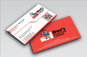 Business Card Design by DesignerShahadat for Doc's Steam Team Cleaning | Design: #32502829