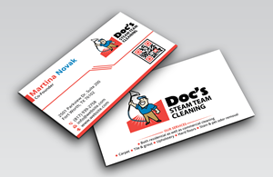Business Card Design by DesignerShahadat for Doc's Steam Team Cleaning | Design: #32502830