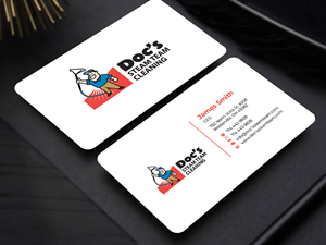 Business Card Design by Innovative Graphix for Doc's Steam Team Cleaning | Design: #32501077