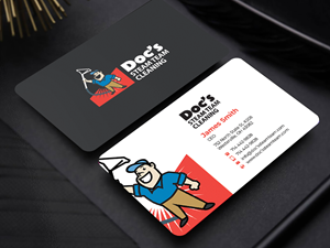 Business Card Design by Innovative Graphix for Doc's Steam Team Cleaning | Design: #32501266