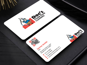 Diseño de Tarjeta de Presentación por Innovative Graphix para Doc's Steam Team Cleaning | Diseño: #32502240