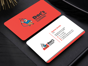 Diseño de Tarjeta de Presentación por Innovative Graphix para Doc's Steam Team Cleaning | Diseño: #32502452