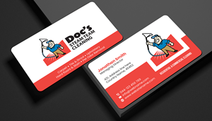 Business Card Design by Creations Box 2015 for Doc's Steam Team Cleaning | Design: #32504212