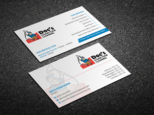 Business Card Design by Magic of Art for Doc's Steam Team Cleaning | Design: #32504400