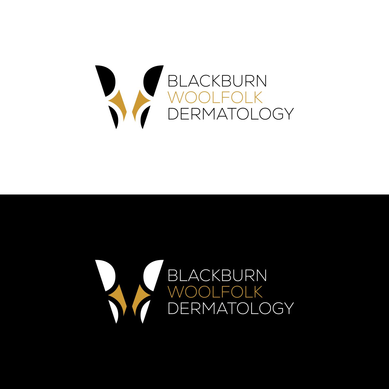 Logo Design by agung 25 for Blackburn Woolfolk Dermatology, PLLC | Design #32507086