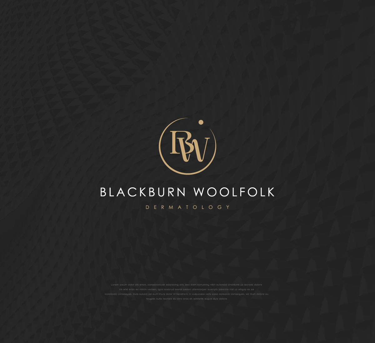 Logo Design by apik. for Blackburn Woolfolk Dermatology, PLLC | Design #32503706