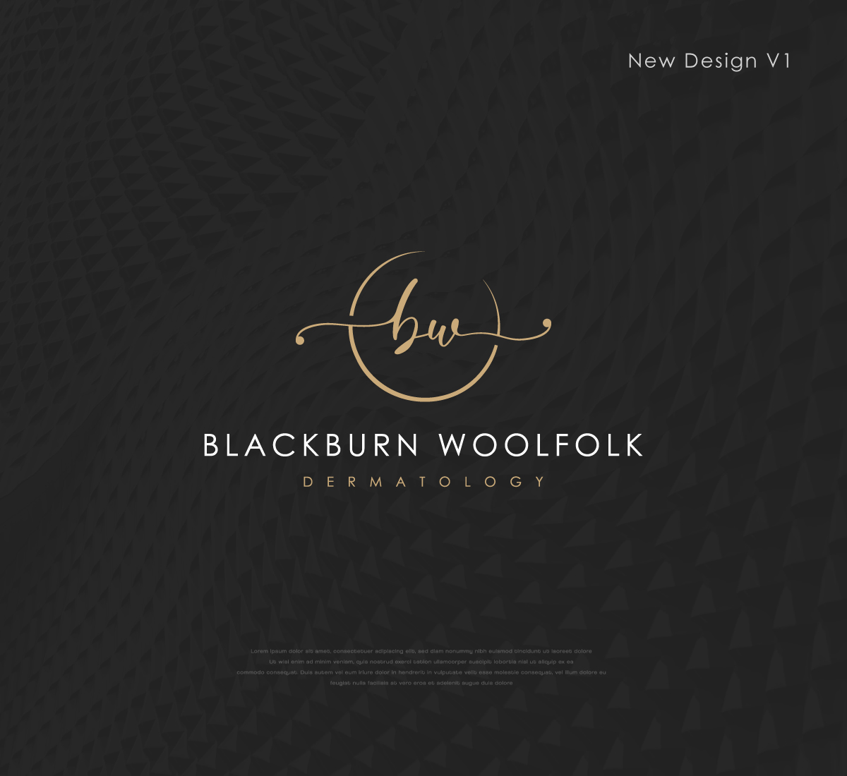 Logo Design by apik. for Blackburn Woolfolk Dermatology, PLLC | Design #32507316