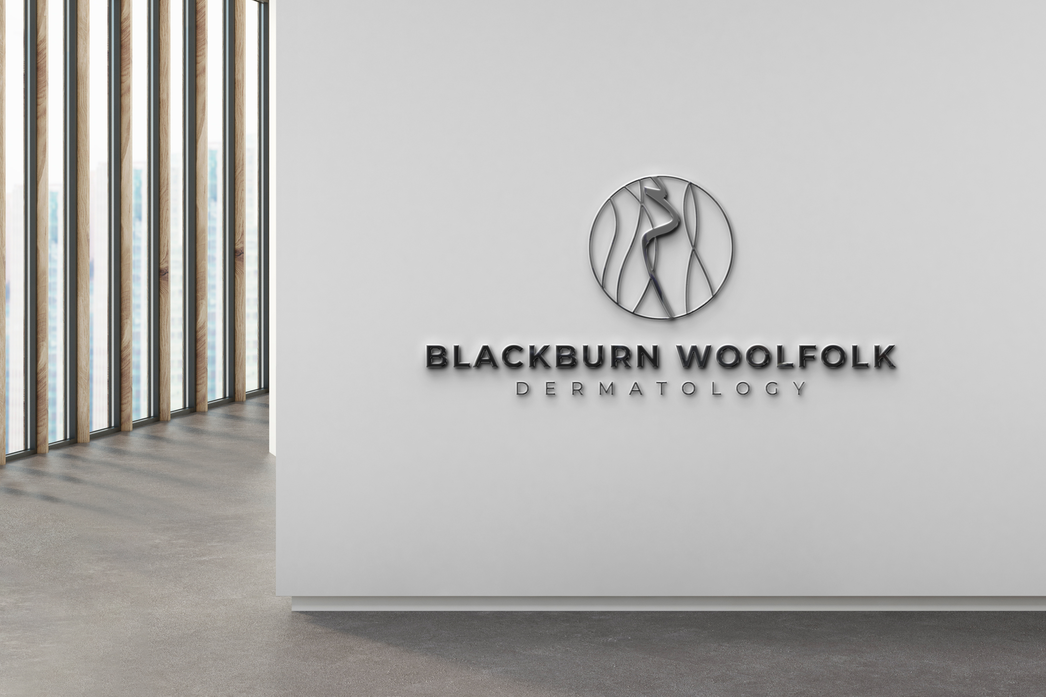 Logo Design by Christian Cruz for Blackburn Woolfolk Dermatology, PLLC | Design #32502400