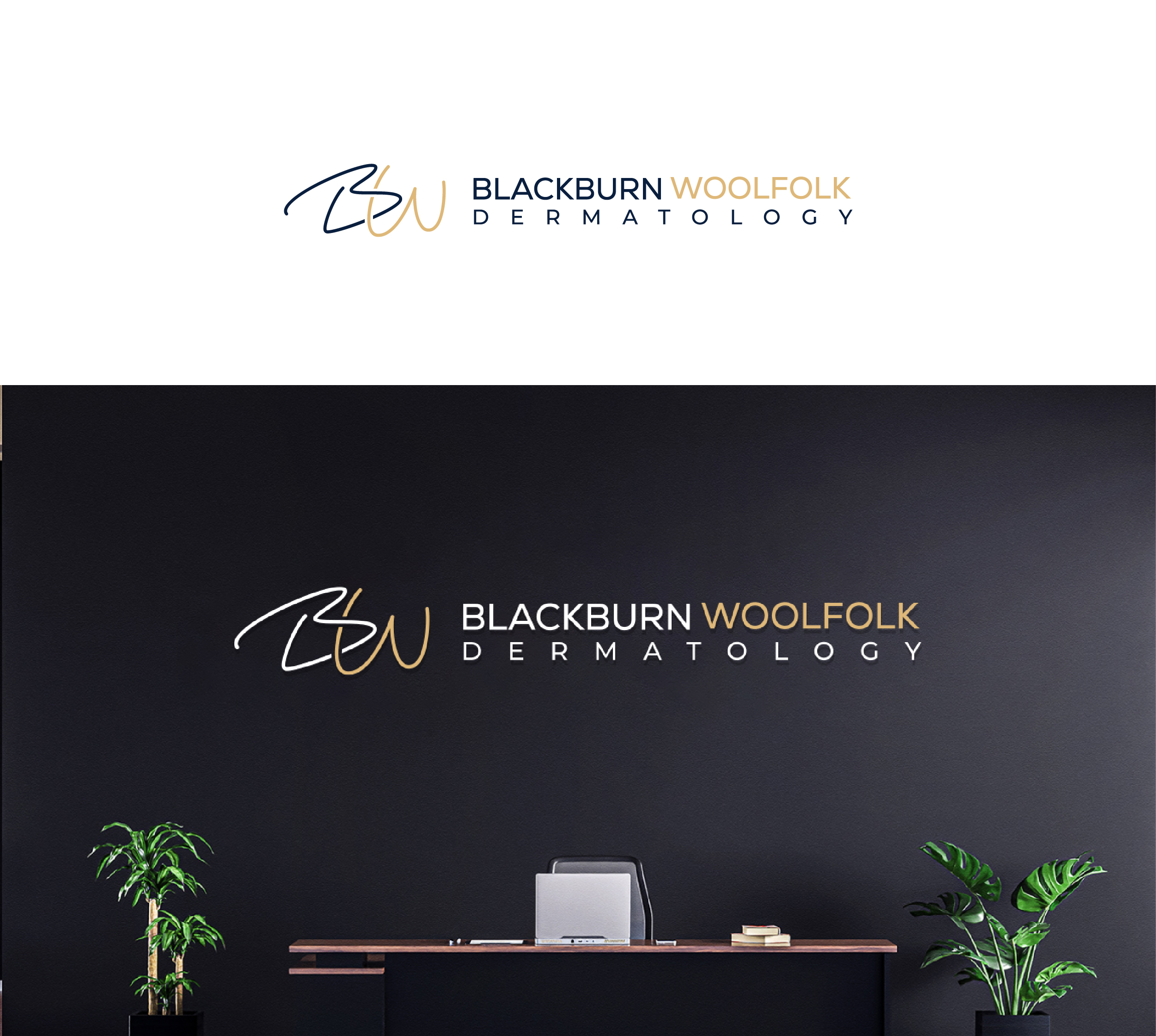 Logo Design by Ak4li™ for Blackburn Woolfolk Dermatology, PLLC | Design #32507276