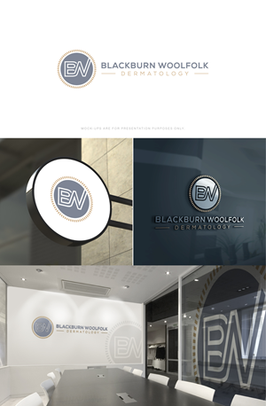 Logo Design by The Lion Studios for Blackburn Woolfolk Dermatology, PLLC | Design: #32507413
