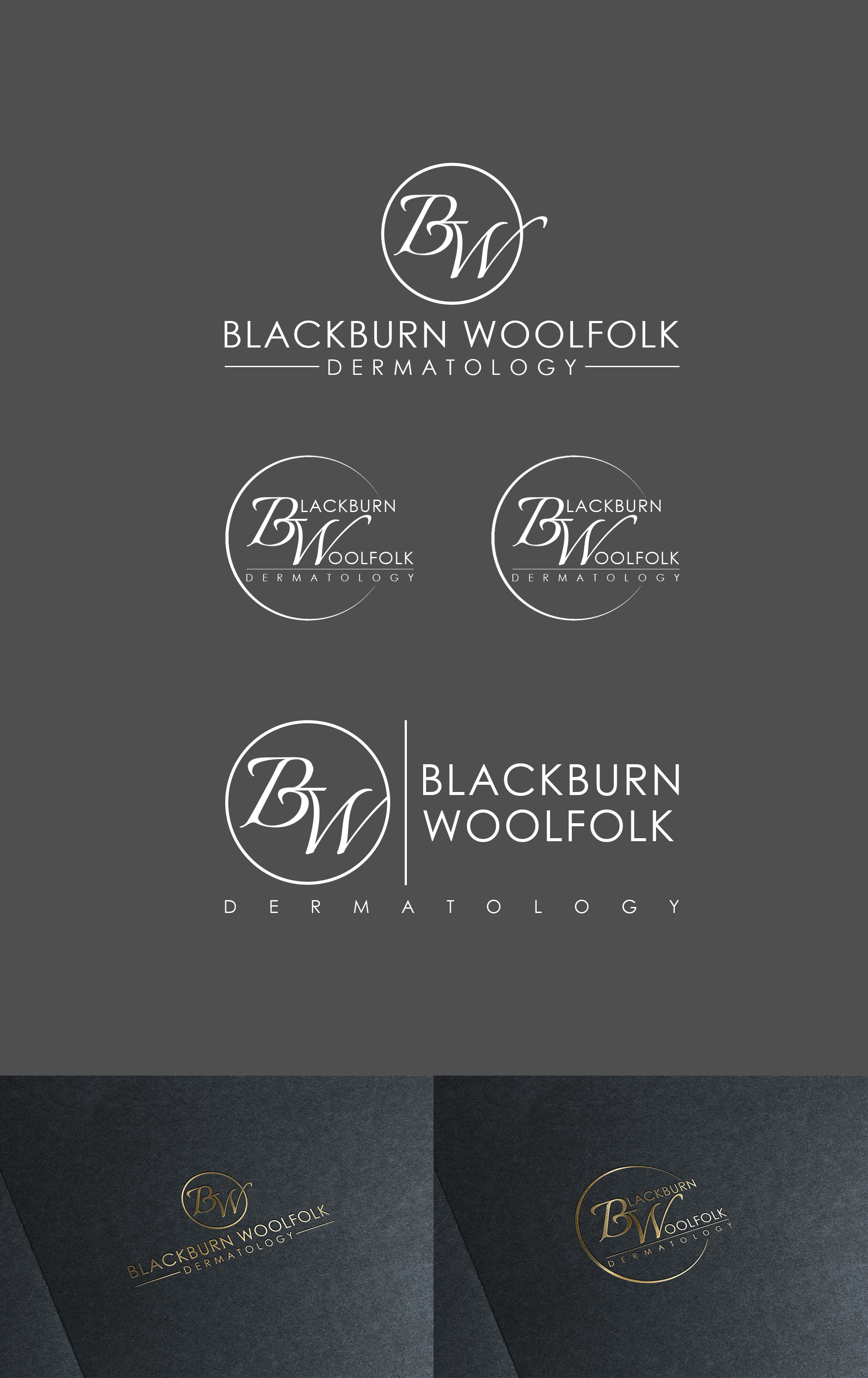 Logo-Design von Soonia für Blackburn Woolfolk Dermatology, PLLC | Design #32507867