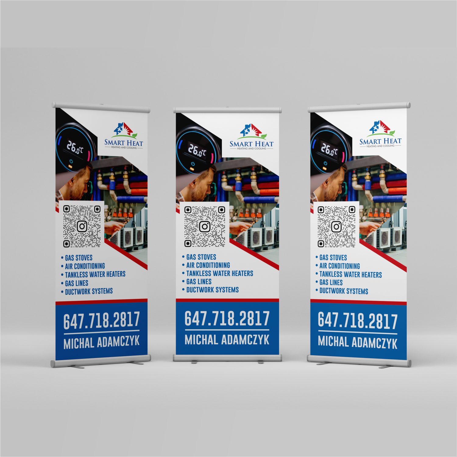 Banner-Design von ThiagoB für Smart Heat | Design #32506150