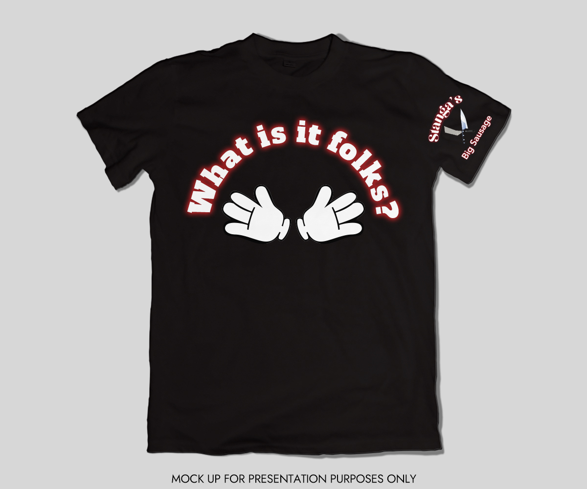 T-shirt Design by NancyTan for Stangas Big Sausage  | Design #32516773