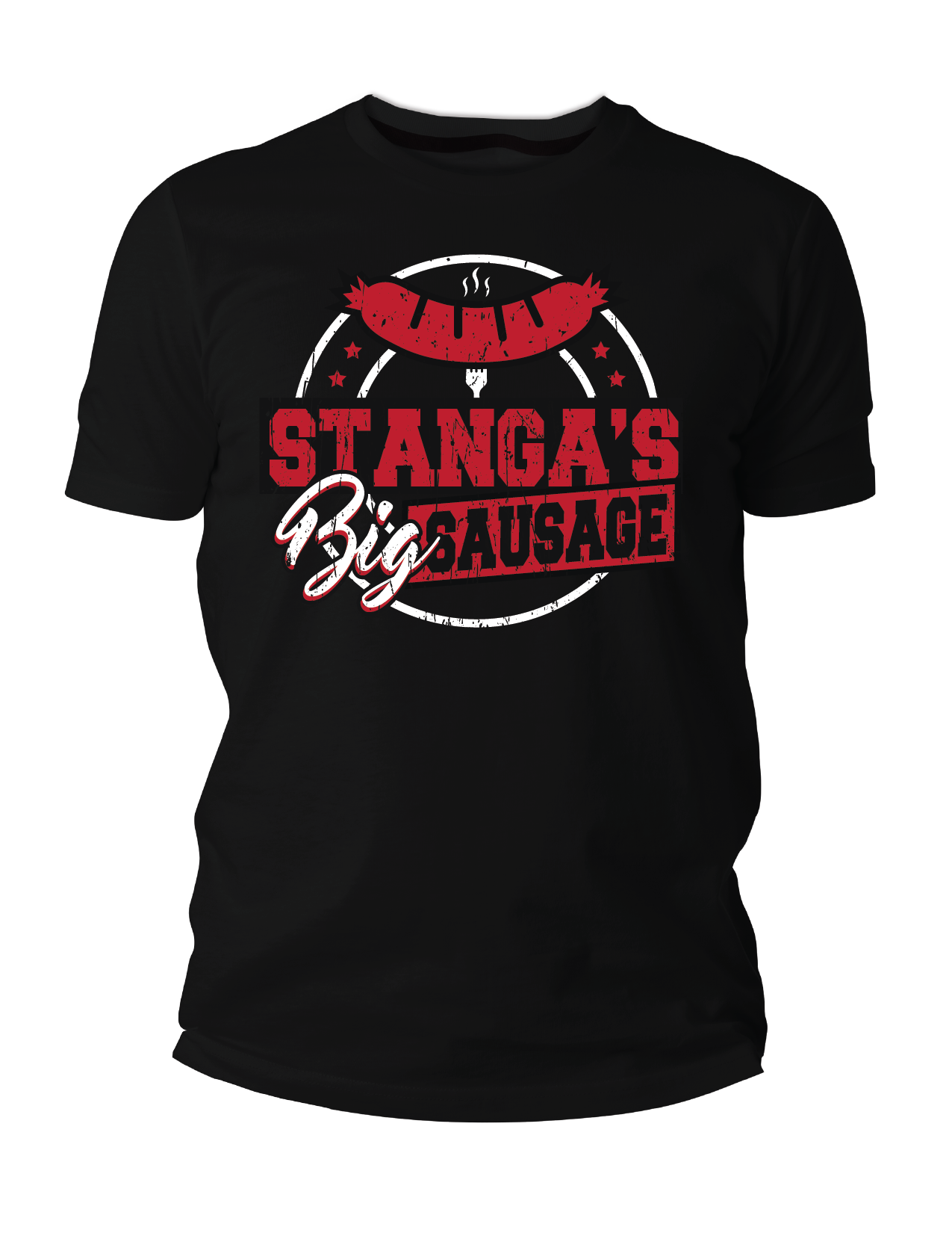 T-shirt Design by Taho Design for Stangas Big Sausage  | Design #32525297