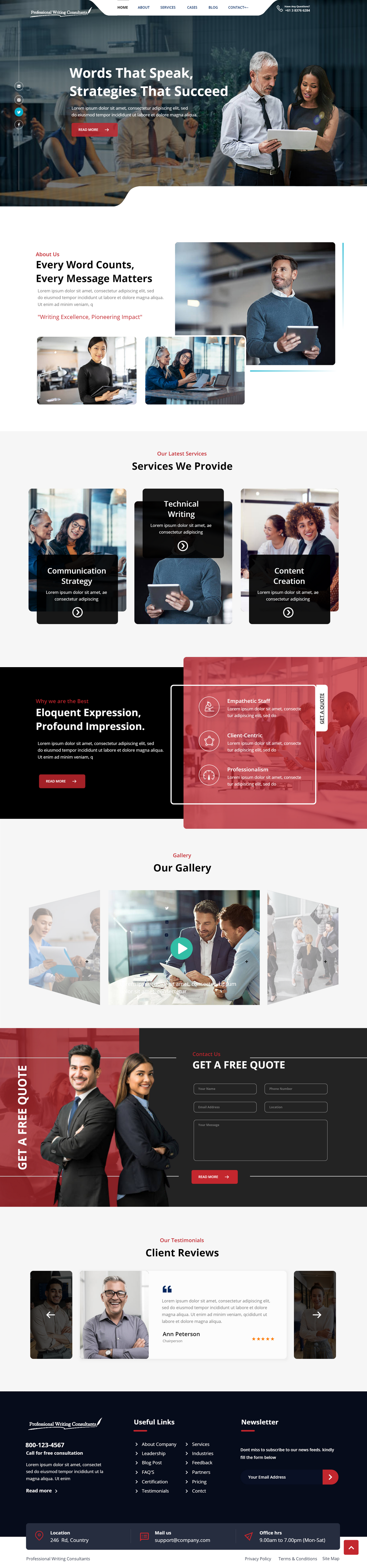 Web Design by Andrew Asiimwe for this project | Design #32525477