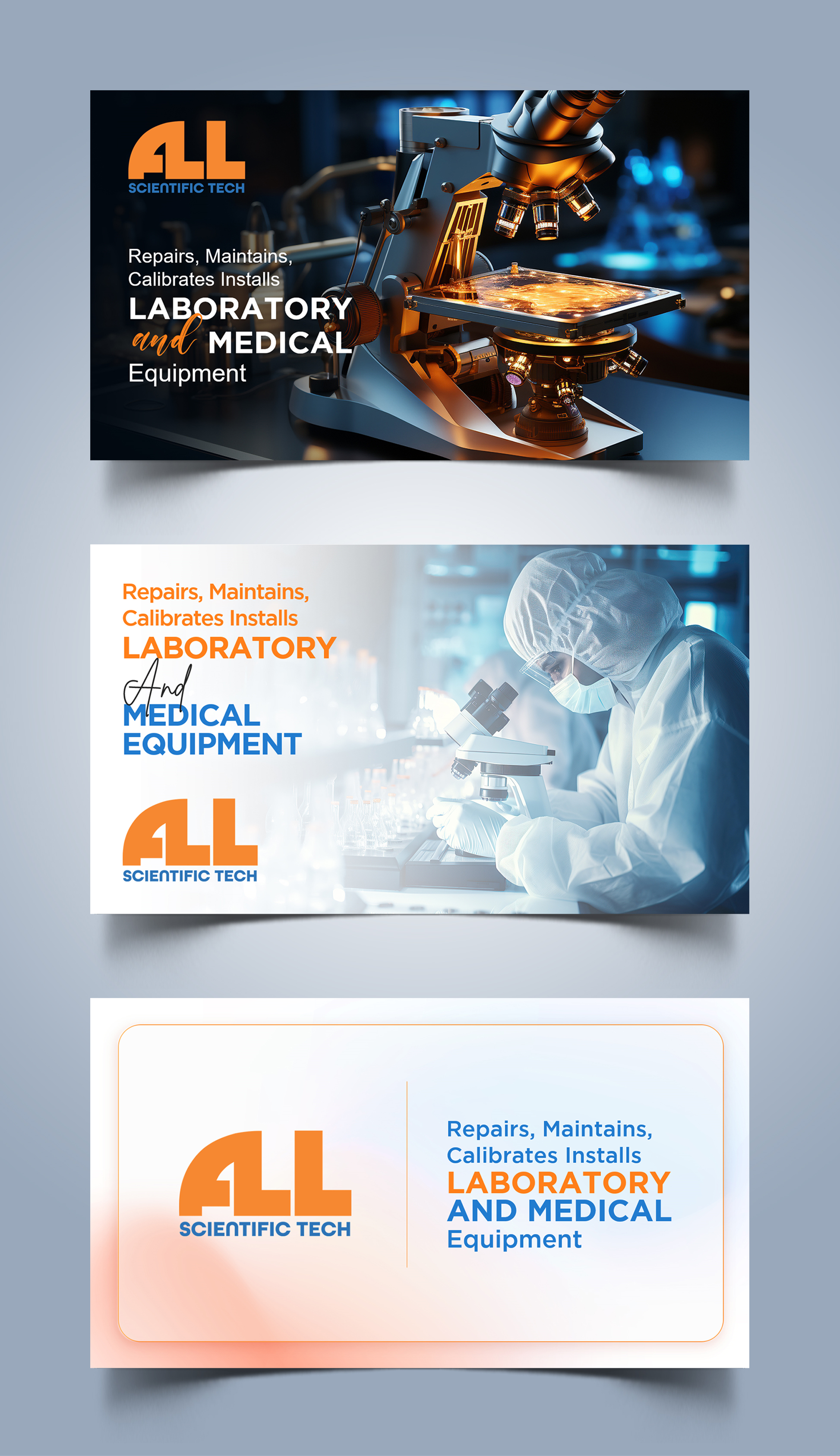 PowerPoint Design by Graphic Guy for All Scientific Tech. | Design #32589019