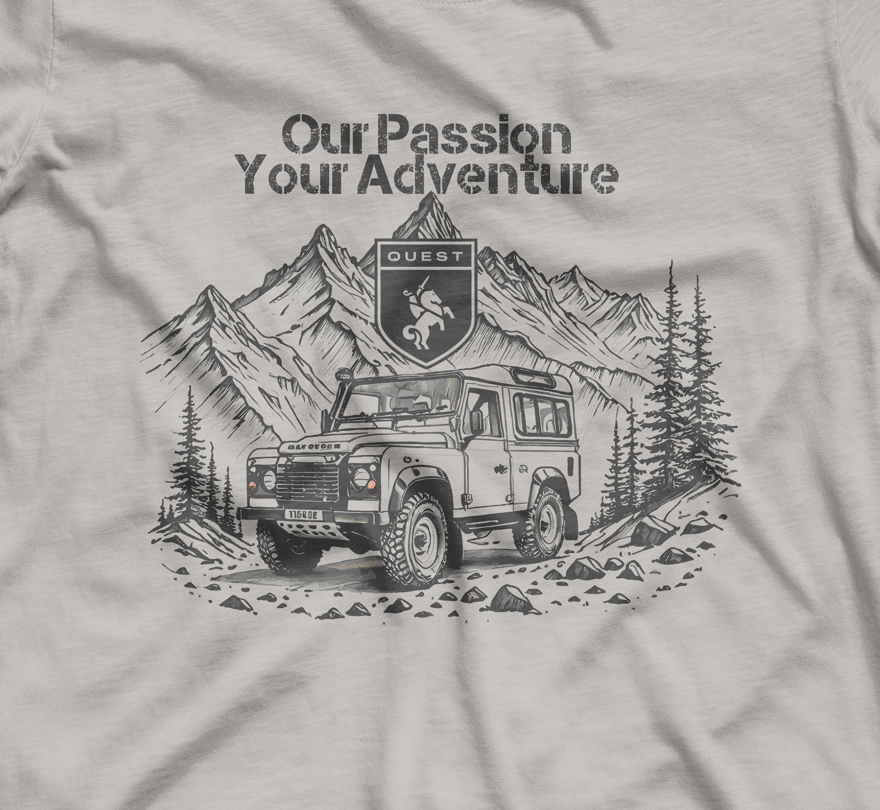 T-shirt Design by Foulanan Design for Quest Custom | Design #32521791