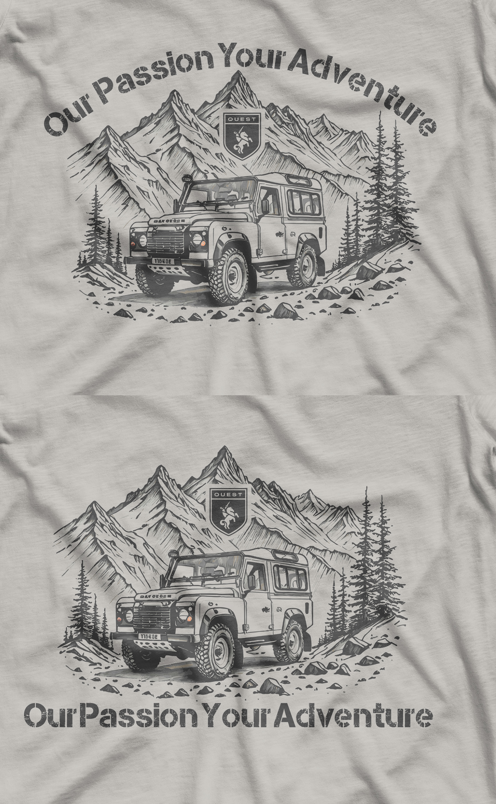 T-shirt Design by Foulanan Design for Quest Custom | Design #32799638