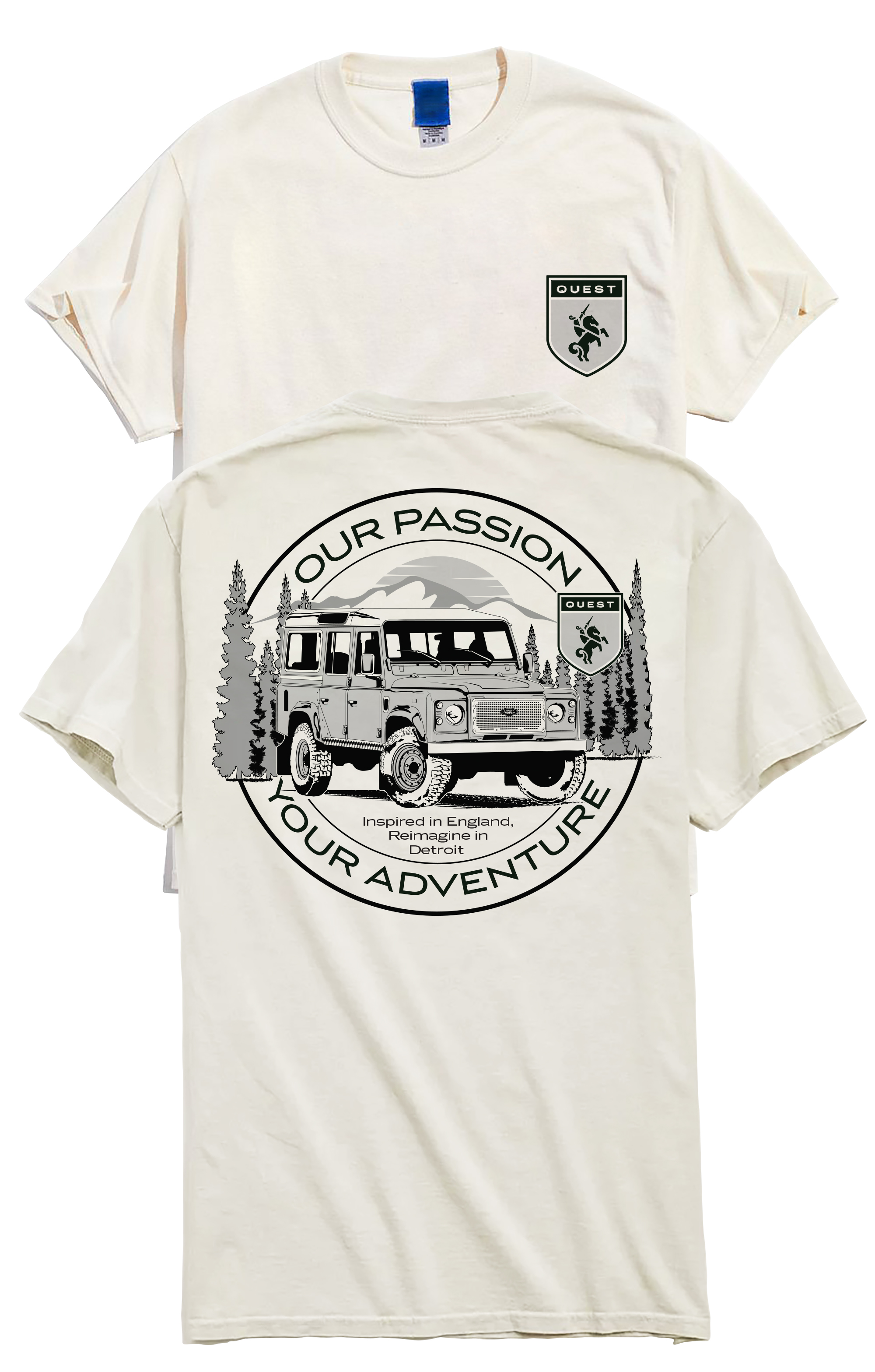 T-shirt Design by PedagingPlastik for Quest Custom | Design #32797217