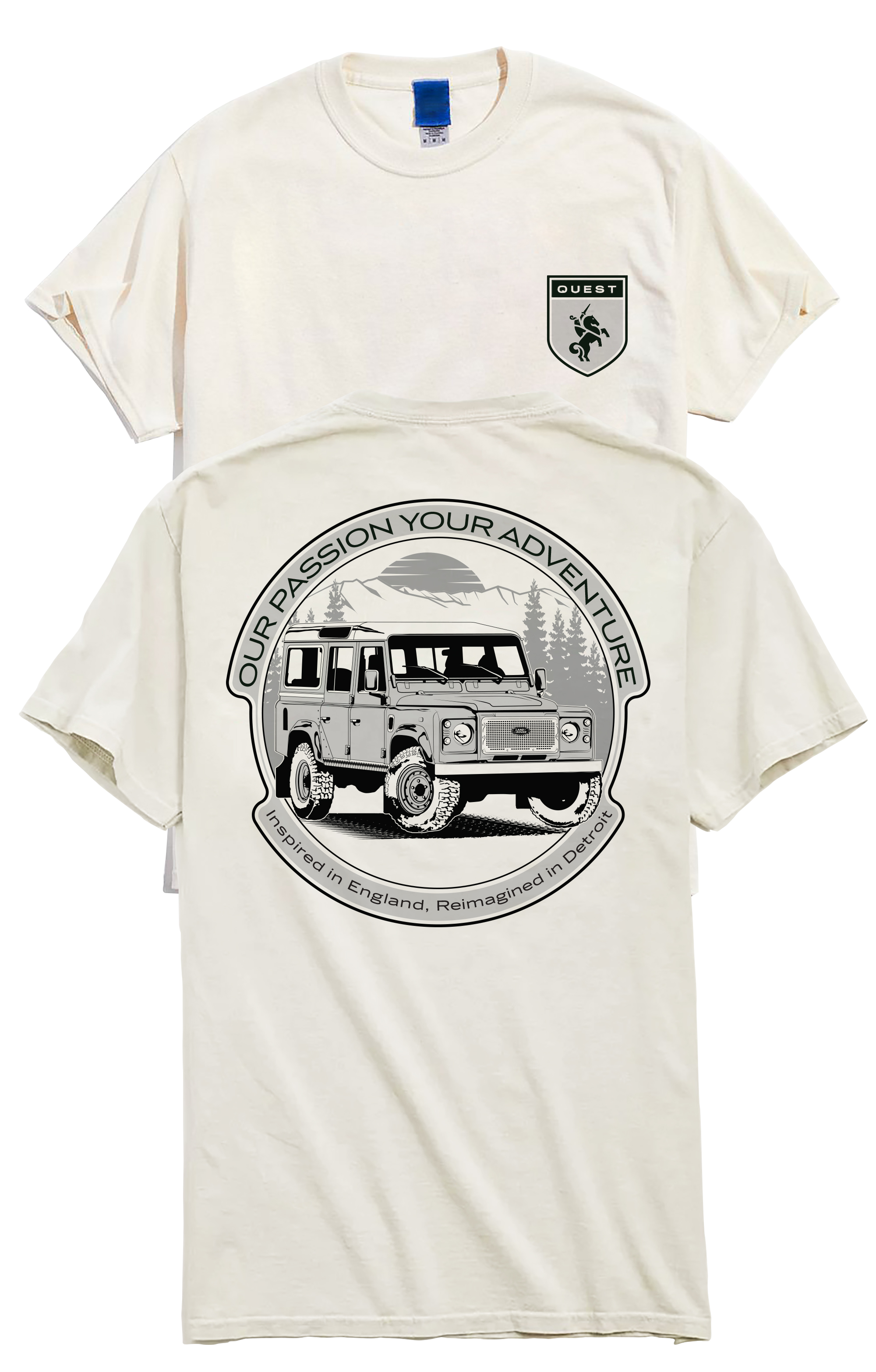 T-shirt Design by PedagingPlastik for Quest Custom | Design #32797450