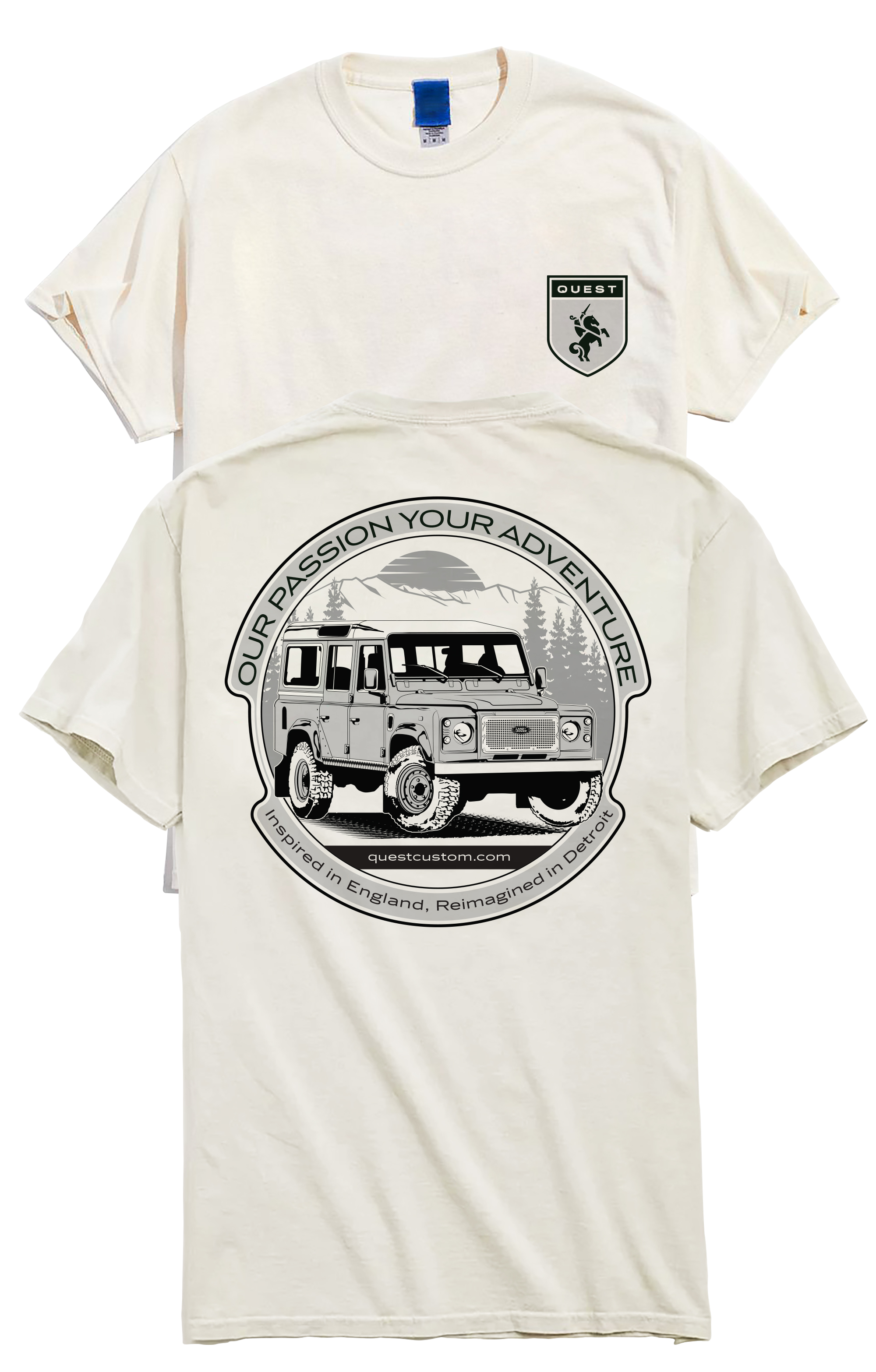 T-shirt Design by PedagingPlastik for Quest Custom | Design #32797518