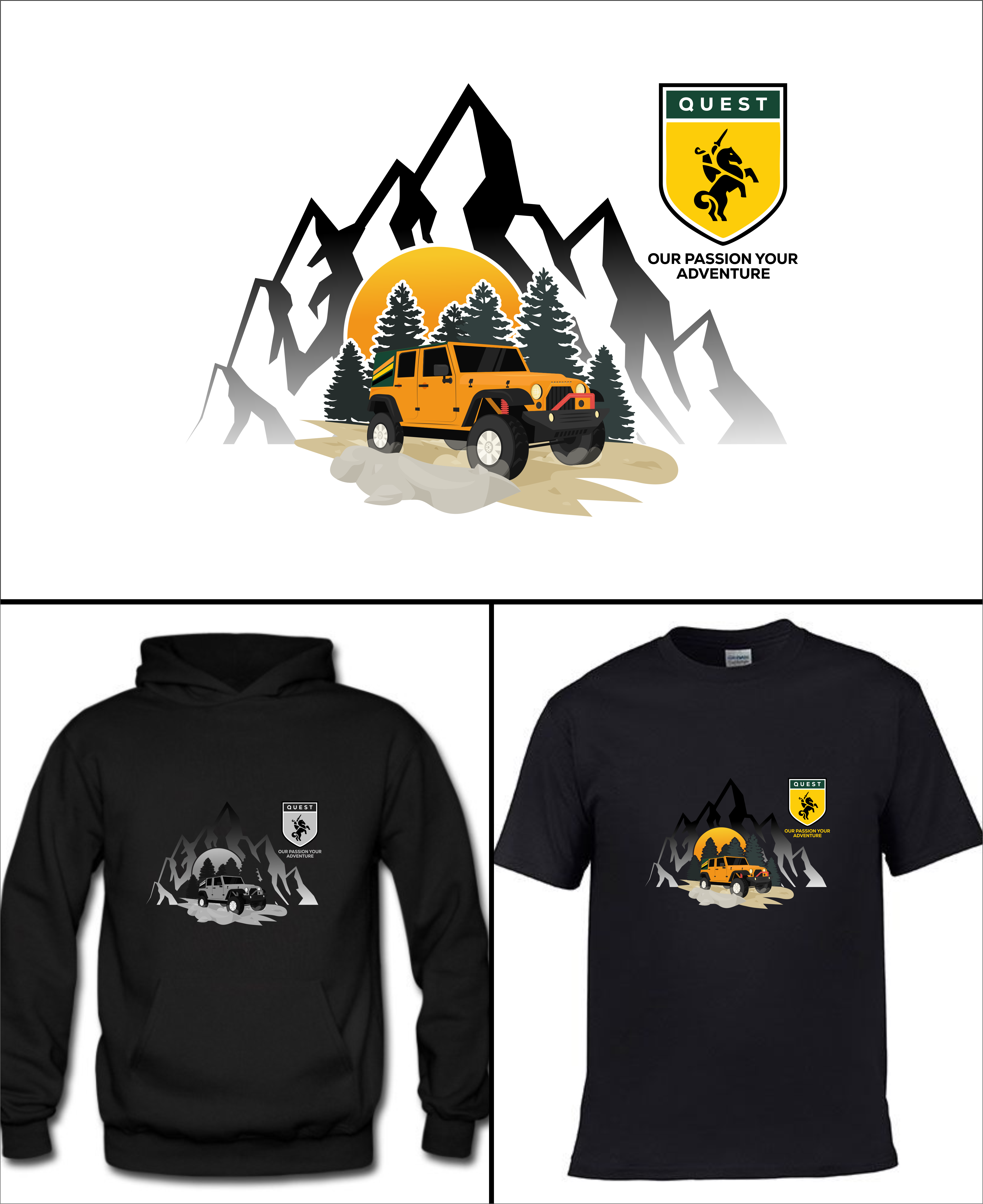 Design de T-shirt par Afika_YN pour Quest Custom | Design #32518133