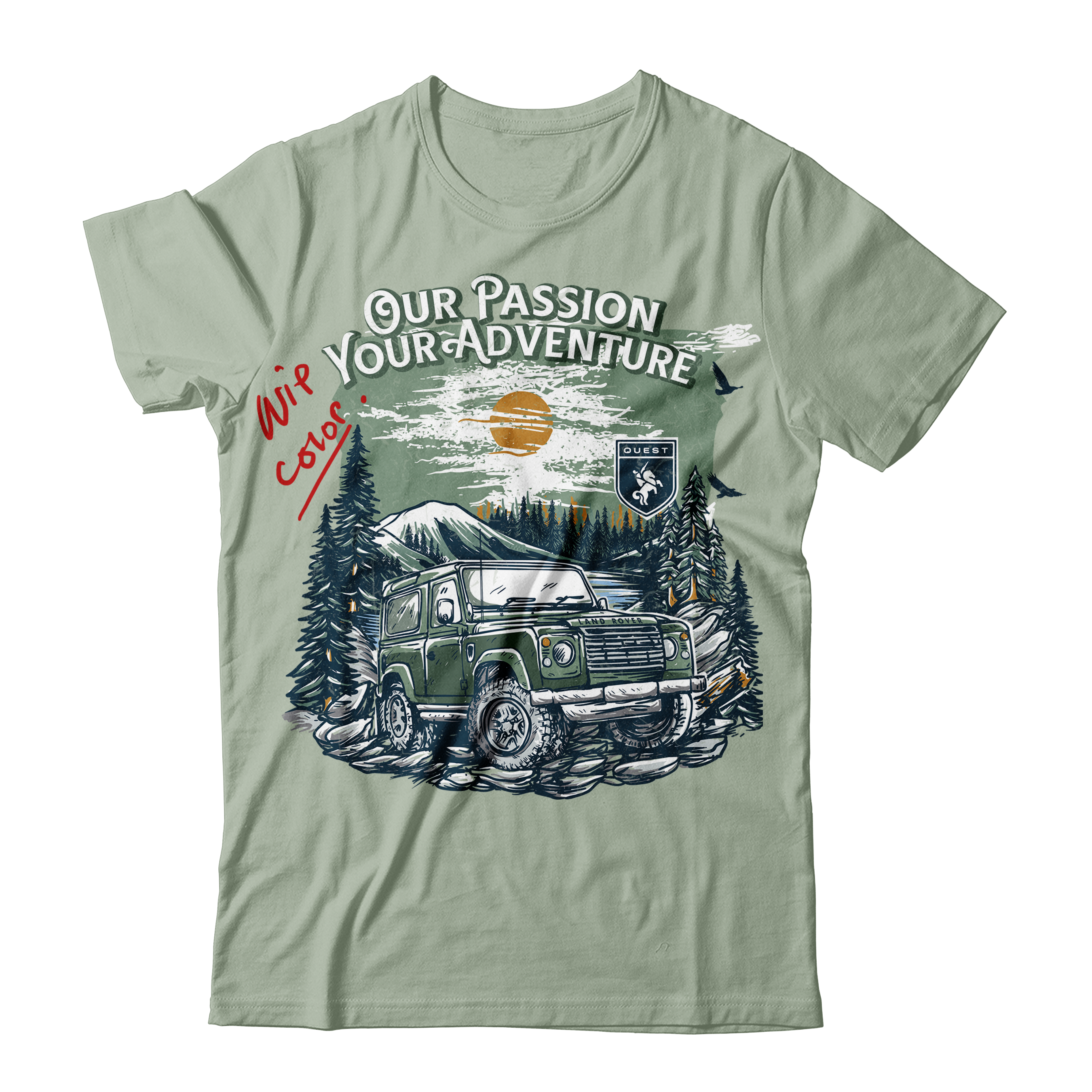Design de T-shirt par blackhorse pour Quest Custom | Design #32563645