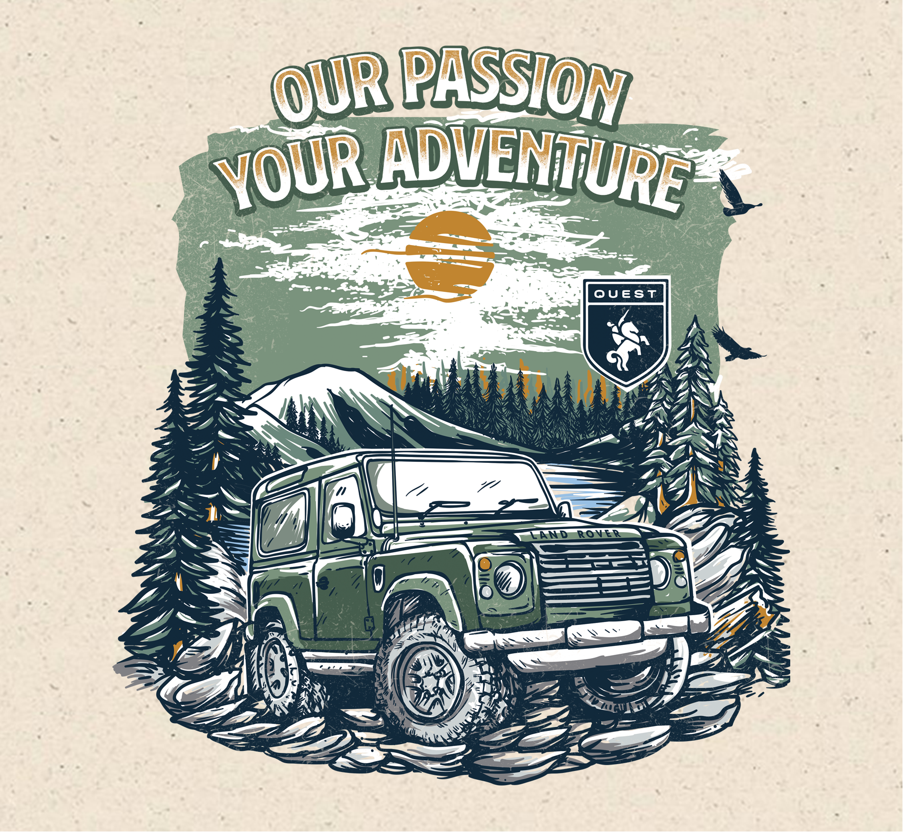 T-shirt Design by blackhorse for Quest Custom | Design #32589176