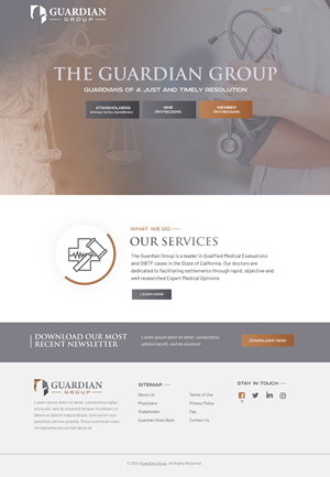 Web Design by Blue Sparrow for this project | Design: #32595396