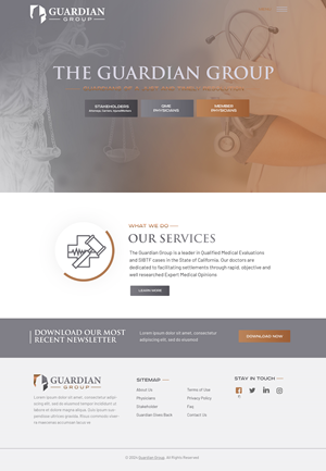 Web Design by Blue Sparrow for this project | Design: #32595397