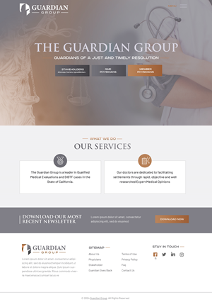 Web Design by Blue Sparrow for this project | Design: #32612642