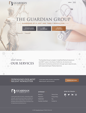 Web Design by Blue Sparrow for this project | Design: #32659527