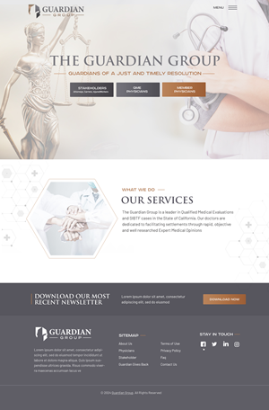 Web Design by Blue Sparrow for this project | Design: #32659528