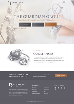 Web Design by Blue Sparrow for this project | Design: #32659530