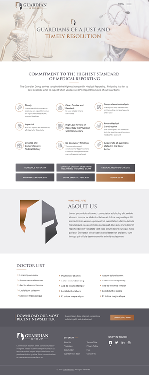 Web Design by Blue Sparrow for this project | Design: #32665933