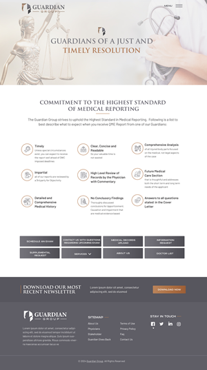 Web Design by Blue Sparrow for this project | Design: #32665934