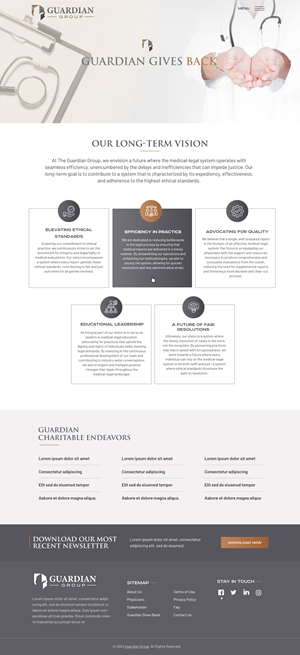 Web Design by Blue Sparrow for this project | Design: #32675644