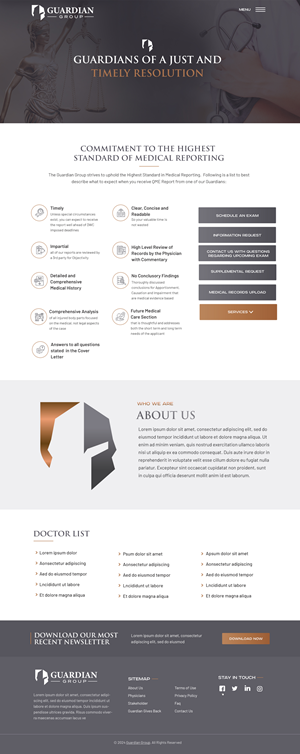 Web Design by Blue Sparrow for this project | Design: #32679687