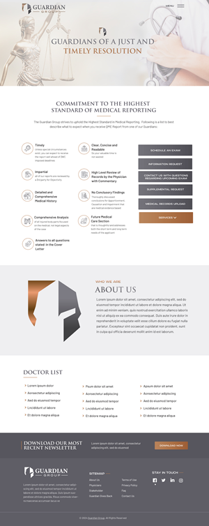 Web Design by Blue Sparrow for this project | Design: #32679689