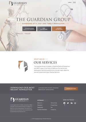 Web Design by Blue Sparrow for this project | Design: #32708765