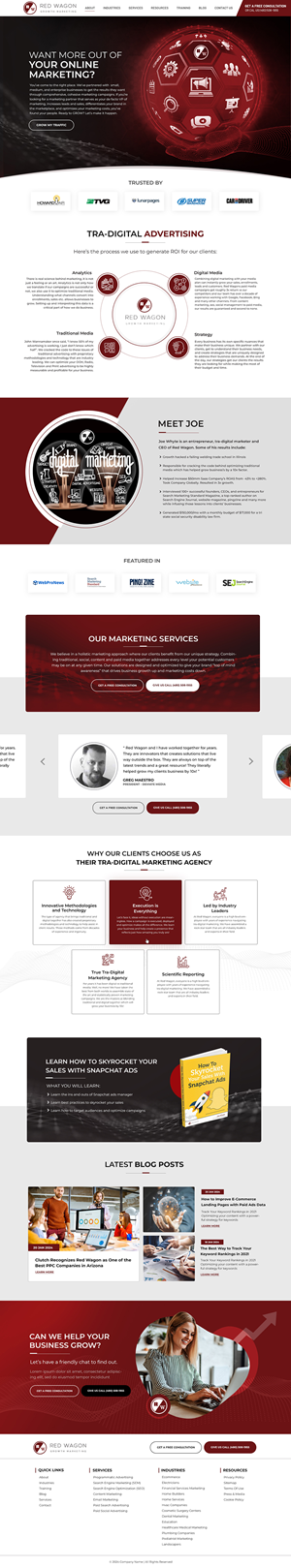 Web Design by Blue Sparrow for this project | Design: #32567737