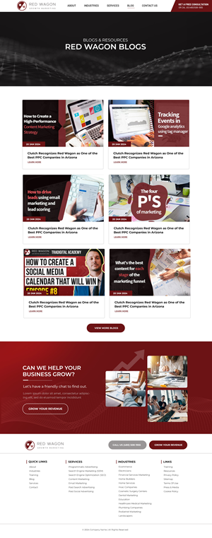 Web Design by Blue Sparrow for this project | Design: #32586256