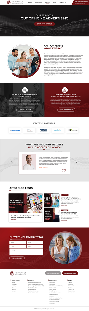 Web Design by Blue Sparrow for this project | Design: #32586258