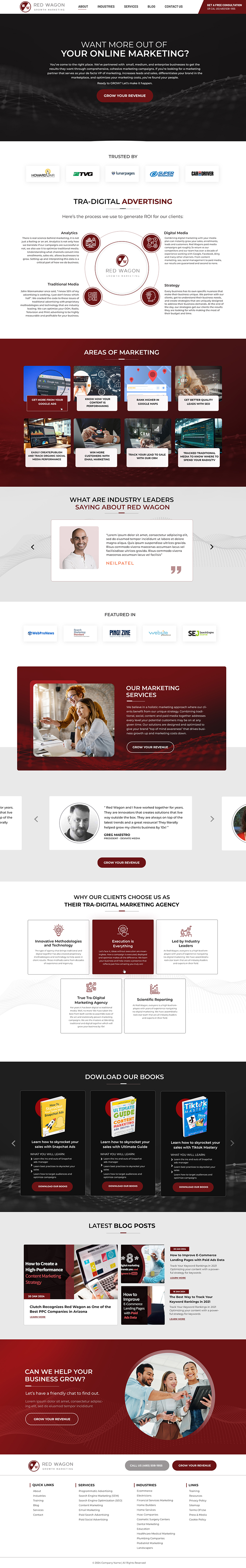 Web Design by Blue Sparrow for this project | Design #32586263