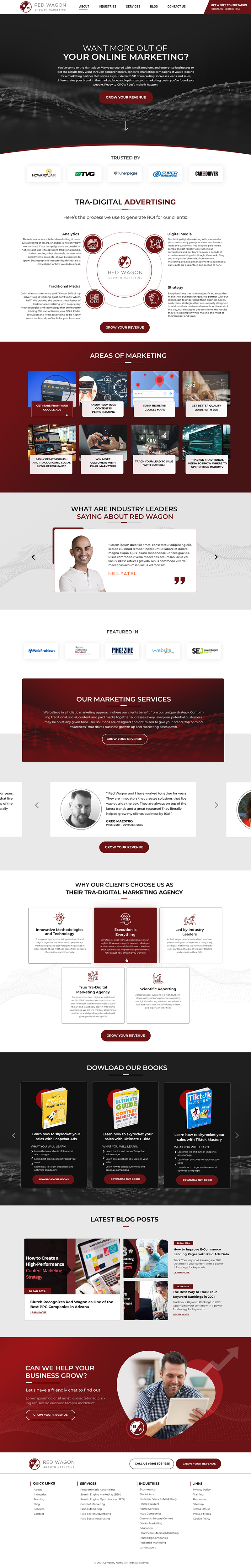 Web Design by Blue Sparrow for this project | Design #32586265