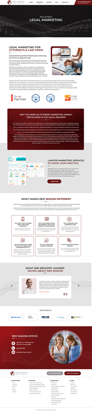 Web Design by Blue Sparrow for this project | Design: #32586547